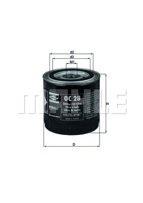 KNECHT oc28 -  Масляный фильтр