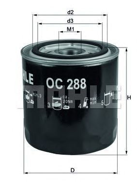KNECHT oc288 -  Масляный фильтр