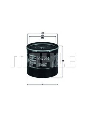 KNECHT oc299 -  Масляный фильтр