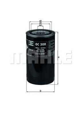 KNECHT oc308 -  Масляный фильтр