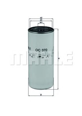 KNECHT oc370 -  Масляный фильтр