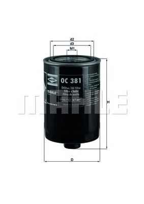 KNECHT oc381 -  Масляный фильтр| Гидрофильтр, автоматическая коробка передач