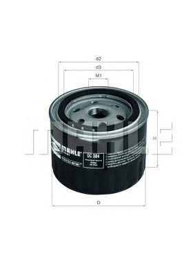 KNECHT oc384 -  Масляный фильтр