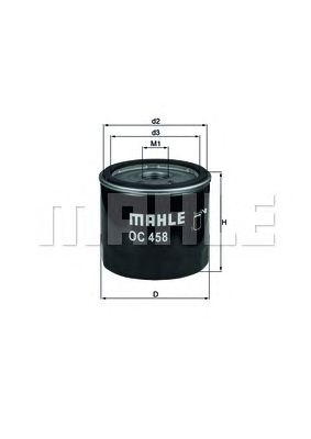 KNECHT oc458 -  Масляный фильтр