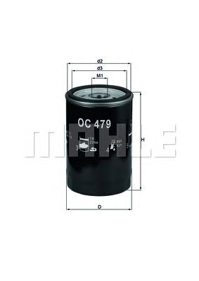 KNECHT oc479 -  Масляный фильтр