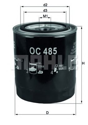 KNECHT oc485 -  Масляный фильтр