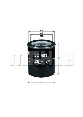 KNECHT oc501 -  Масляный фильтр