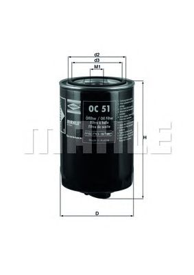 KNECHT oc51 -  Масляный фильтр