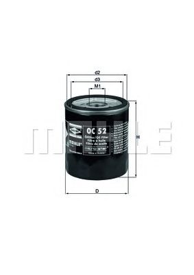 KNECHT oc52 -  Масляный фильтр