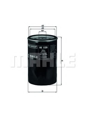 KNECHT oc520 -  Масляный фильтр