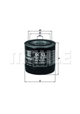 KNECHT oc53 -  Масляный фильтр