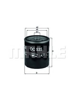 KNECHT oc535 -  Масляный фильтр