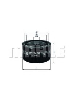 KNECHT oc548 -  Масляный фильтр