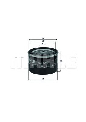 KNECHT oc607 -  Масляный фильтр