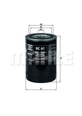 KNECHT oc61 -  Масляный фильтр