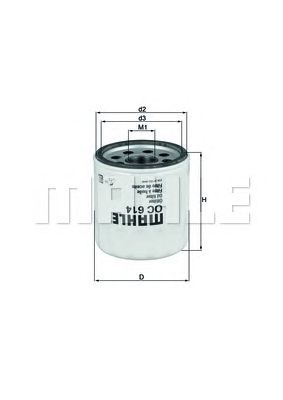KNECHT oc614 -  Масляный фильтр