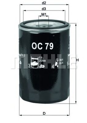 KNECHT oc79 -  Масляный фильтр