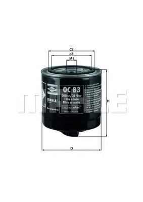 KNECHT oc83 -  Масляный фильтр