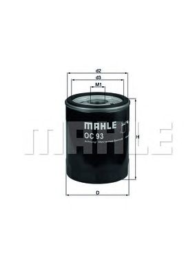 KNECHT oc93 -  Масляный фильтр