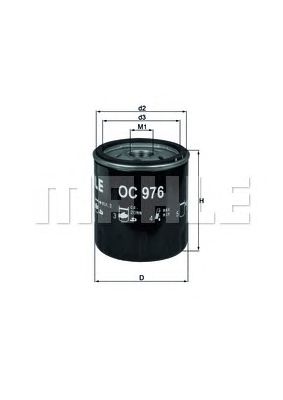 KNECHT oc976 -  Масляный фильтр