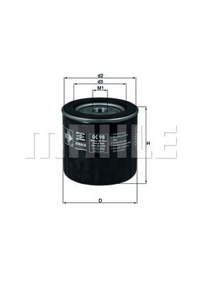 KNECHT oc98 -  Масляный фильтр