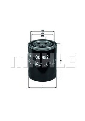 KNECHT oc982 -  Масляный фильтр