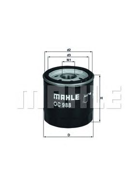 KNECHT oc988 -  Масляный фильтр