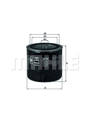 KNECHT oc99 -  Масляный фильтр