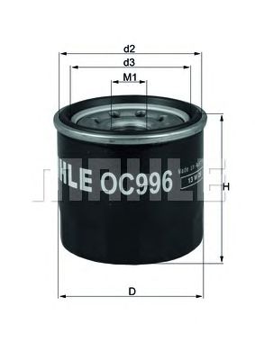 KNECHT oc996 -  Масляный фильтр