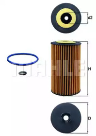 KNECHT ox1058d -  Фильтр масляный