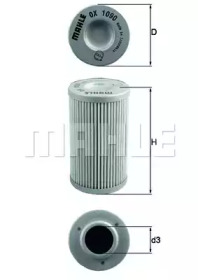 KNECHT ox1090 -  Масляный фильтр