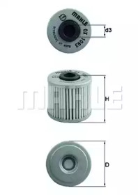 KNECHT ox1093 -  Масляный фильтр
