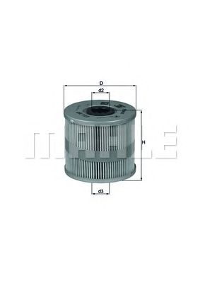 KNECHT ox122d -  Масляный фильтр