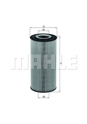 KNECHT ox1231d -  Масляный фильтр