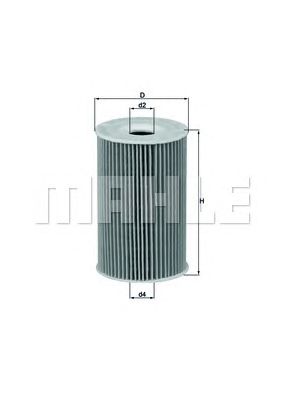 KNECHT ox1271d -  Масляный фильтр