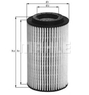 KNECHT ox153d1 -  Масляный фильтр
