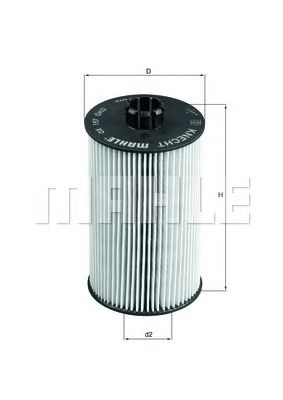 KNECHT ox157d -  Масляный фильтр