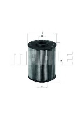 KNECHT ox160d -  Масляный фильтр