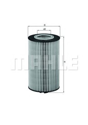 KNECHT ox161d -  Масляный фильтр