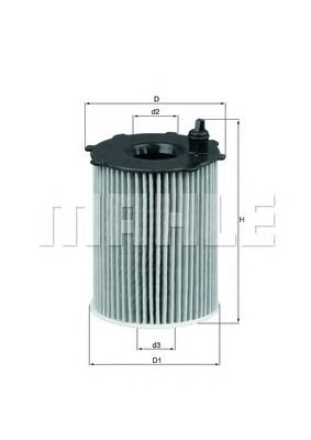 KNECHT ox1712d -  Масляный фильтр