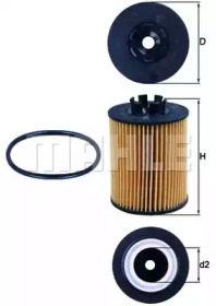 KNECHT ox1732d -  Фильтр масляный