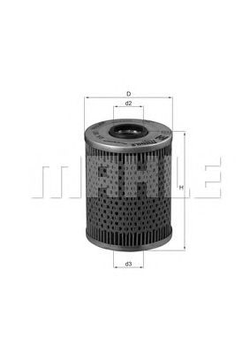 KNECHT ox187d -  Масляный фильтр