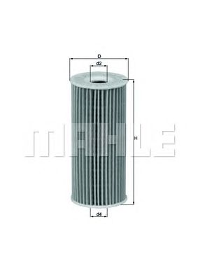 KNECHT ox201d -  Масляный фильтр