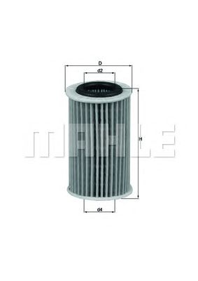 KNECHT ox209d -  Масляный фильтр