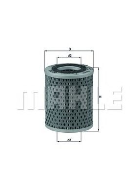KNECHT ox20d -  Масляный фильтр