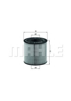 KNECHT ox210d -  Масляный фильтр