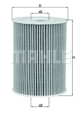 KNECHT ox254d5 -  Фильтр масляный