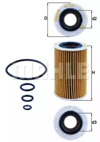 KNECHT ox260d -  Масляный фильтр