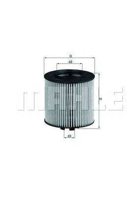 KNECHT ox341d -  Масляный фильтр