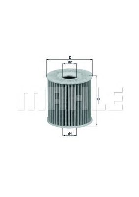 KNECHT ox346d -  Масляный фильтр